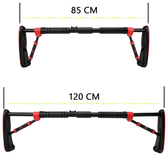 Турнік розсувний Cornix Elite 85-120 см XR-0290 Black/Red