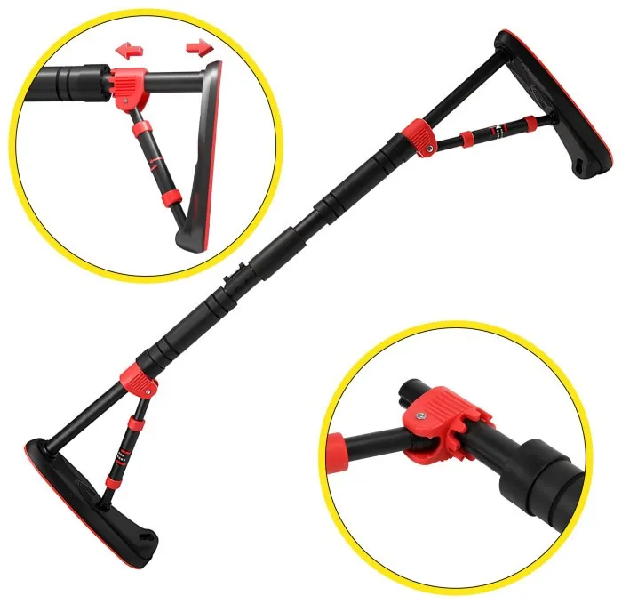 Турнік розсувний Cornix Elite 85-120 см XR-0290 Black/Red