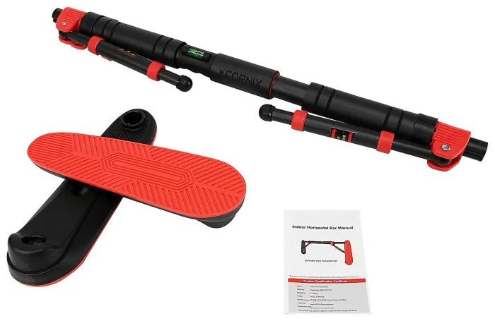 Турнік розсувний Cornix Elite 85-120 см XR-0290 Black/Red