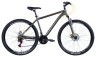 Велосипед 29" Discovery RIDER 2024 (темно-сріблястий з жовтим (м)), укр