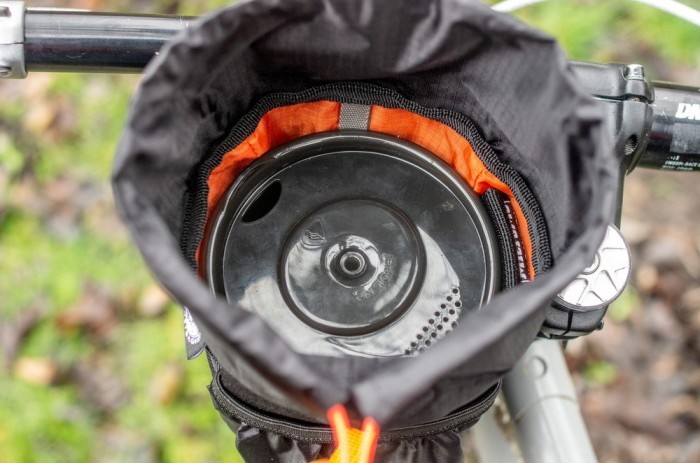 Сумка на руль KasyBag Pocket Pack One hand (кормушка) Black-Orange