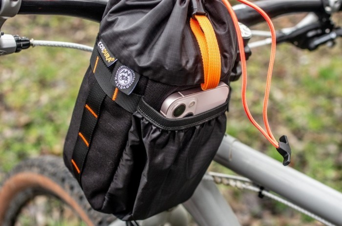 Сумка на руль KasyBag Pocket Pack One hand (кормушка) Black-Orange