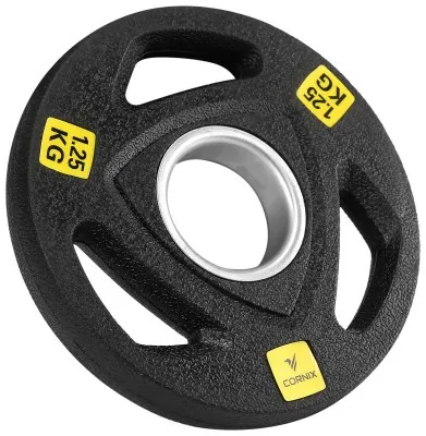 Диск олімпійський Cornix 1 x 1.25 кг 51 мм металевий, прогумований XR-0423 Black