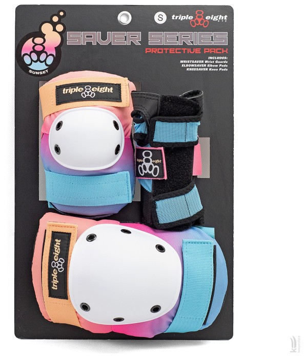 Комплект защиты Triple8 Saver Series 3-Pack Sunset