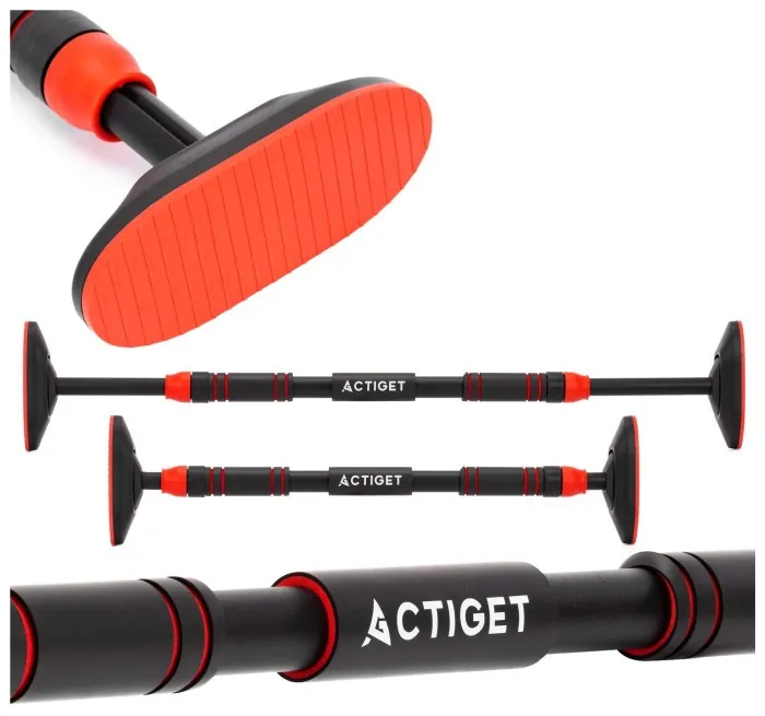 Турник раздвижной Actiget 72-105 см ACT0168 Black/Red