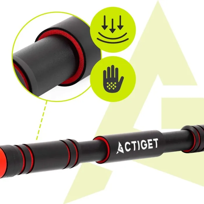 Турник раздвижной Actiget 72-105 см ACT0168 Black/Red