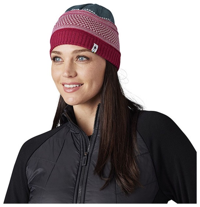 Шапка Smartwool Popcorn Cable Beanie, Prussian Blue