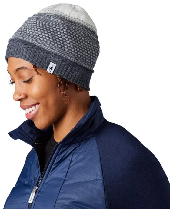 Шапка Smartwool Popcorn Cable Beanie, Prussian Blue