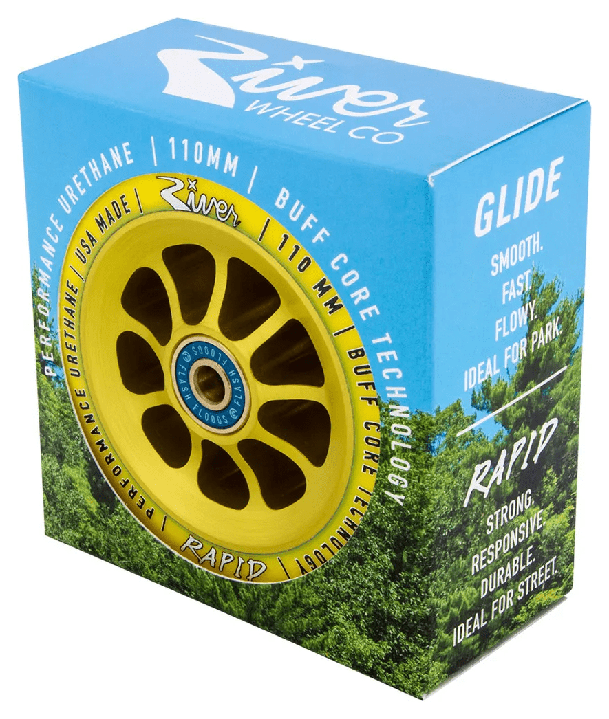 Колеса для трюкового самокату River Naturals Rapid Pro Scooter 110mm - Sunrise, укр, укр