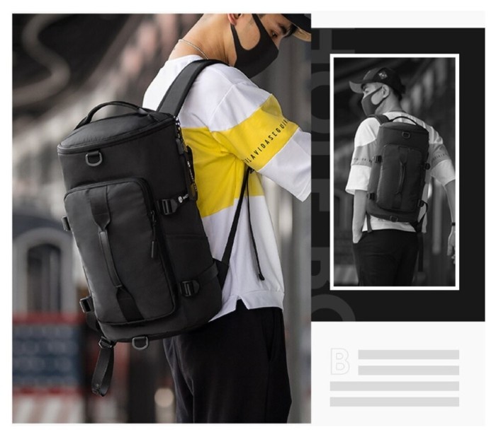 Рюкзак-сумка Mazzy Star MS6022 Black, укр, укр