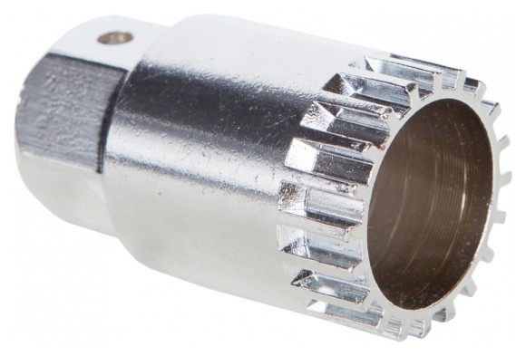 Ключ-зйомник для кареток SHIMANO KL-9706B KEN TECH сріб., ключ 24, укр