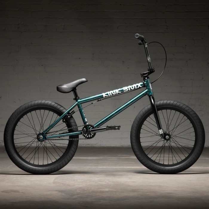 Велосипед KINK BMX LAUNCH 20" 2022 Gloss Galaxy Green, укр, укр
