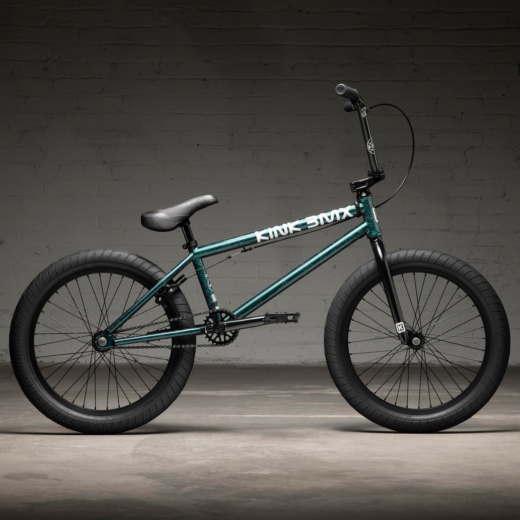 Велосипед KINK BMX LAUNCH 20" 2022 Gloss Galaxy Green, укр, укр