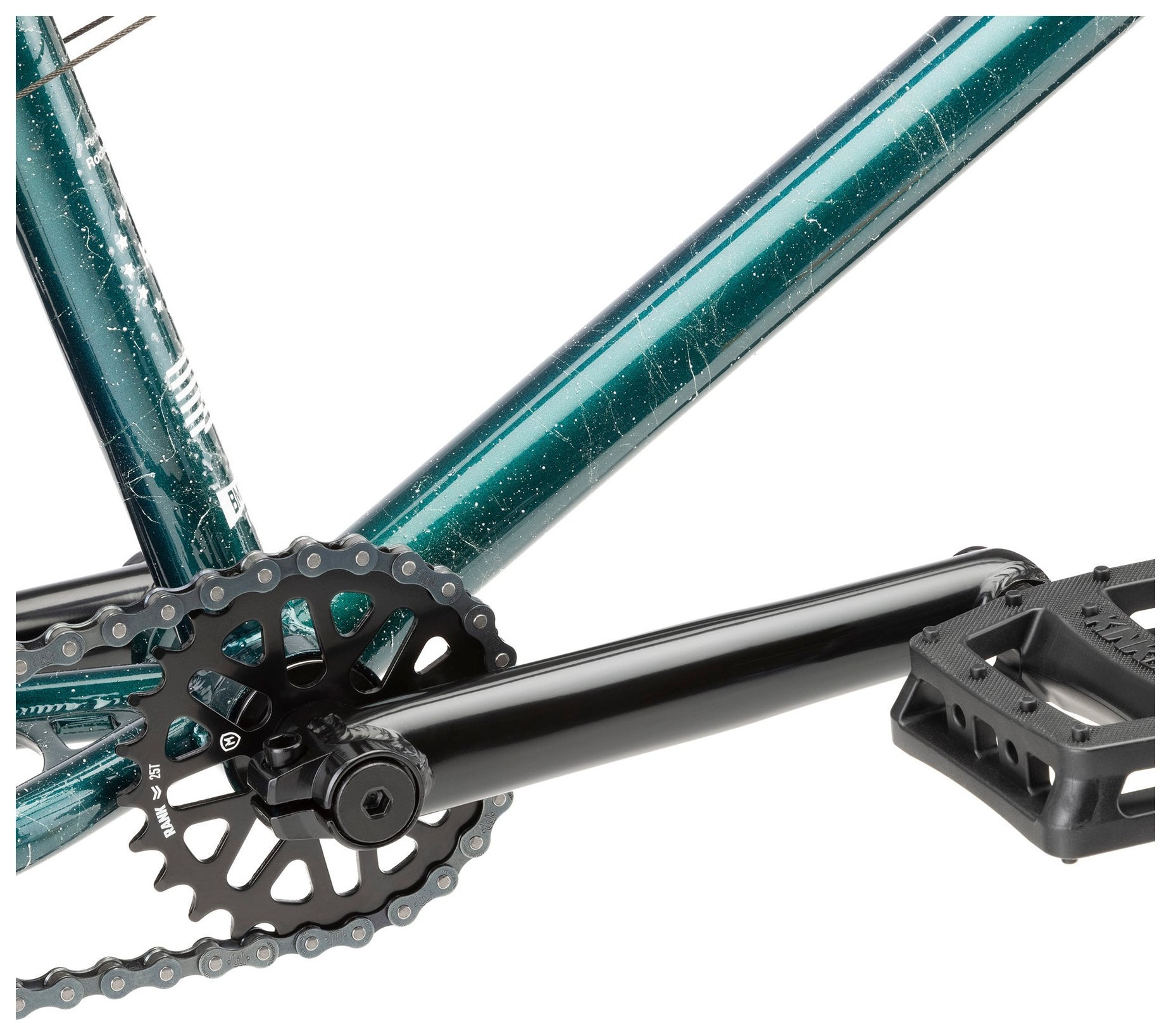 Велосипед KINK BMX LAUNCH 20" 2022 Gloss Galaxy Green, укр, укр