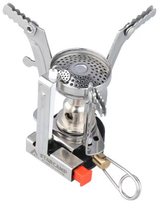 Горелка газовая Starcamp 3000W HX-CS05 silver