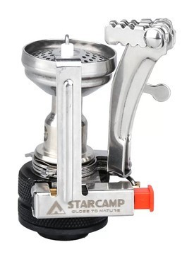 Горелка газовая Starcamp 3000W HX-CS05 silver