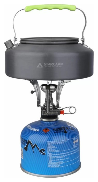 Горелка газовая Starcamp 3000W HX-CS05 silver