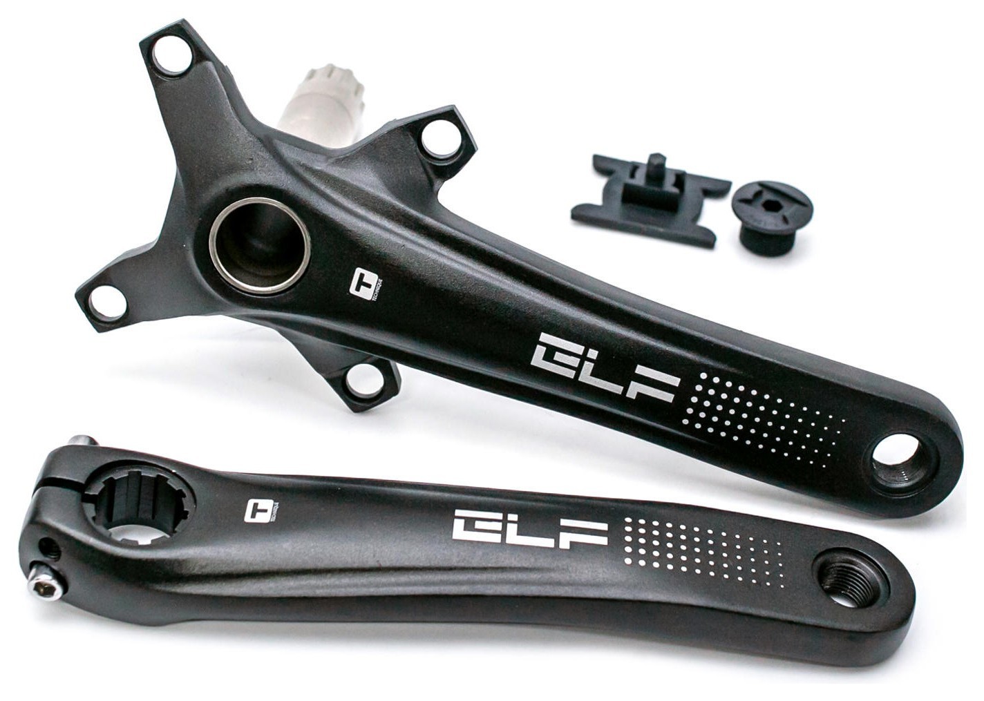 Шатун алюм. L175мм T-Self A26Z-SS300 без звезды и каретки, с интегр.осью