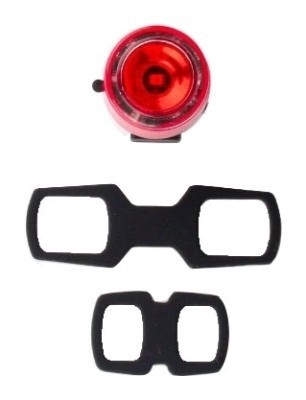 Фонарь SKS FY-305 задний 1 диод, красный (без батареек)