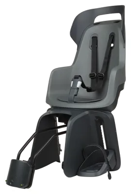 Дитяче велокрісло Bobike GO Frames RS Reclining System - rear bicycle seat for frame Macaron grey