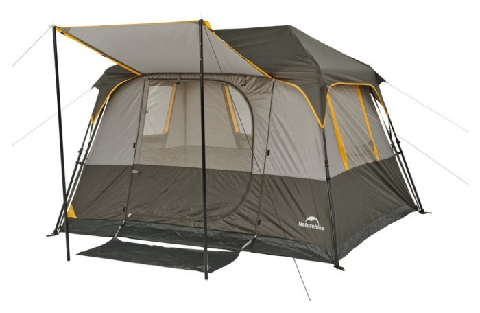 Намет чотиримісний Naturehike Cape Series 5.2 CNK2450WS037, сіро-коричневий, укр, укр