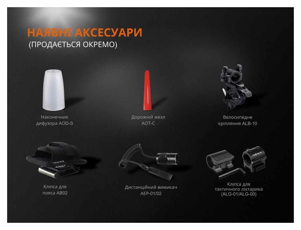 Ліхтар ручний Fenix UC35 V20 CREE XP-L HI V3, укр, укр