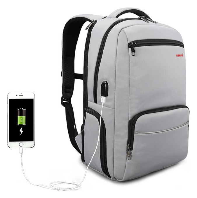 Рюкзак Tigernu T-B3319 15.6" Silver grey