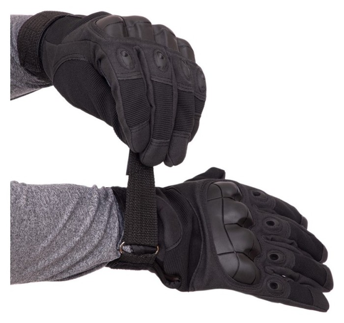 Тактические перчатки T-Gloves размер XL черные