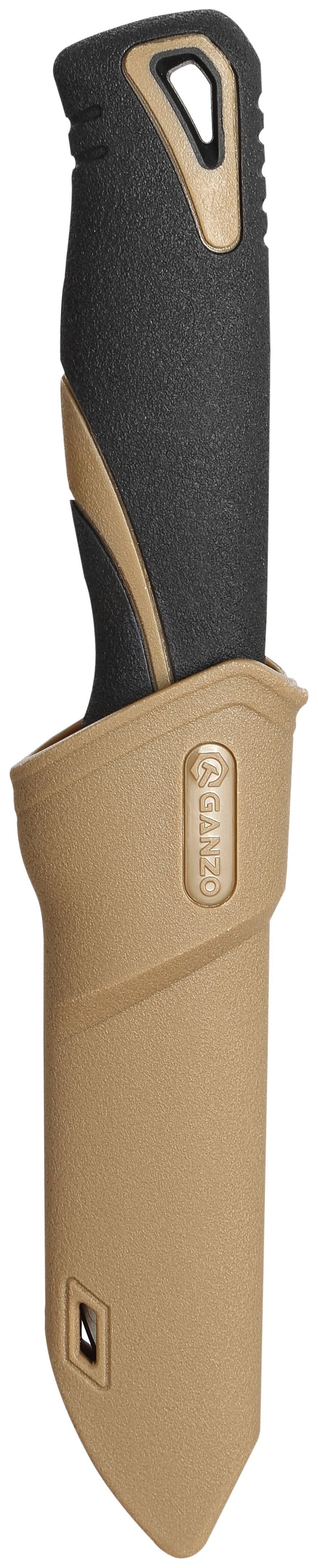Ніж Ganzo G807-DY бежевий з ножнами
