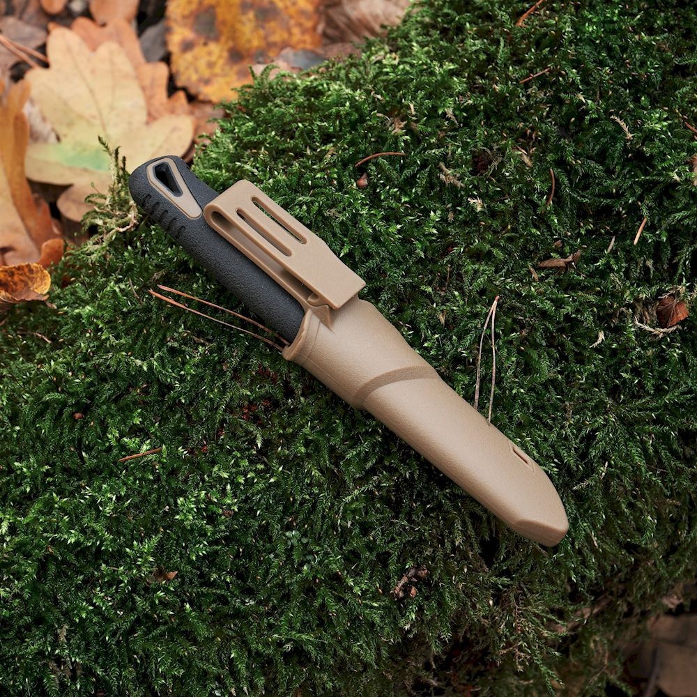 Ніж Ganzo G807-DY бежевий з ножнами, укр, укр