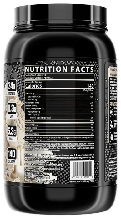 100% Whey Protein - 913g Vanilla