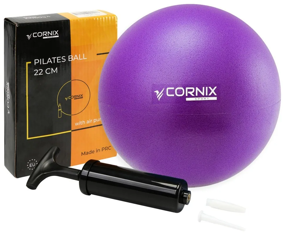 М'яч для пілатесу, йоги, реабілітації Cornix MiniGYMball 22 см XR-0225 Purple (LFXR-0225)
