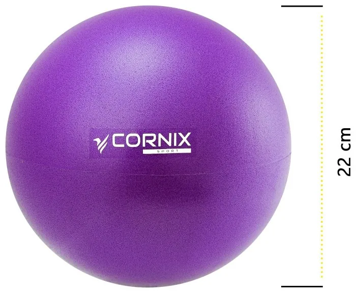 Мяч для пилатеса, йоги, реабилитации Cornix MiniGYMball 22 см XR-0225 Purple