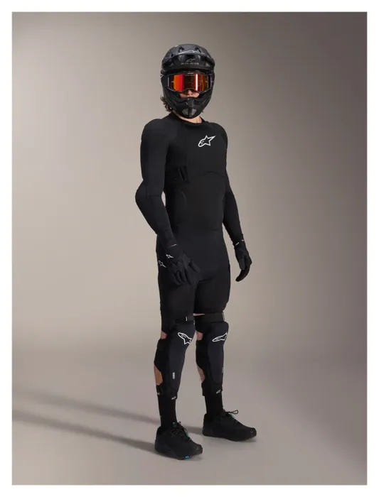 Наколенники Alpinestars A-IMPACT PLASMA PRO KNEE SHIN PROTECTOR BLACK WHITE, XL