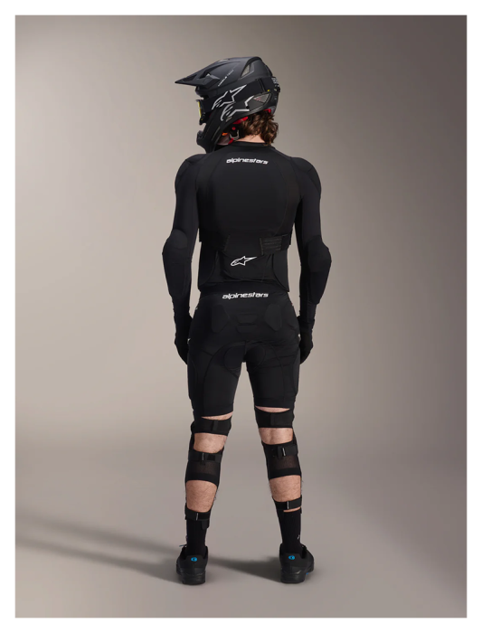 Наколенники Alpinestars A-IMPACT PLASMA PRO KNEE SHIN PROTECTOR BLACK WHITE, XL