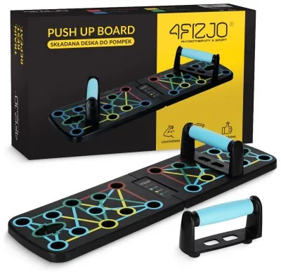 Упоры (доска) для отжиманий со сменным хватом 4FIZJO Push-up Board складная (P-5907739312785)