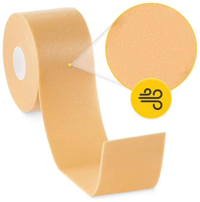Захисна стрічка від натирання 4FIZJO Protect Foam 5 см x 4.5 м для пальців та п'яти Beige (P-5905973401555)