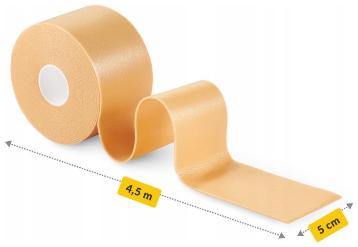 Захисна стрічка від натирання 4FIZJO Protect Foam 5 см x 4.5 м для пальців та п'яти Beige (P-5905973401555)
