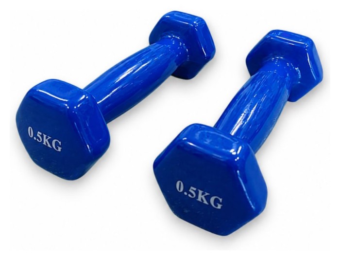 ГАНТЕЛІ 0.5 кг BAVAR SPORT (рожевий)