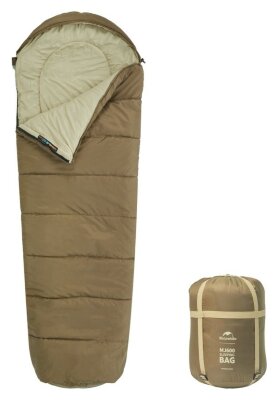 Спальник с капюшоном Naturehike MJ 600 CNK2300SD014, коричневый