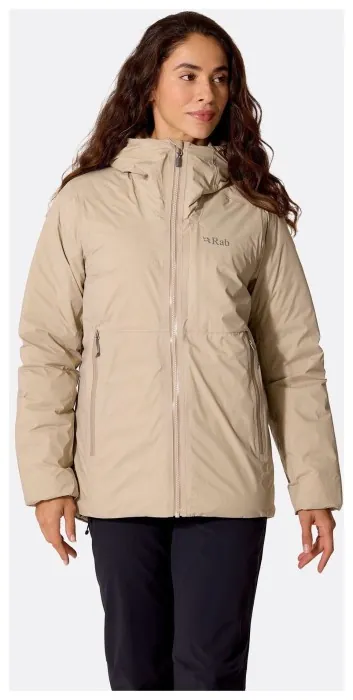 Мембранная женская куртка Rab Microlight Shield Jacket Wmns, Dark Pebble, 10