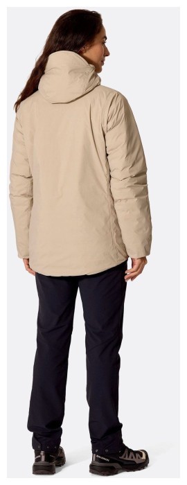 Мембранная женская куртка Rab Microlight Shield Jacket Wmns, Dark Pebble, 10