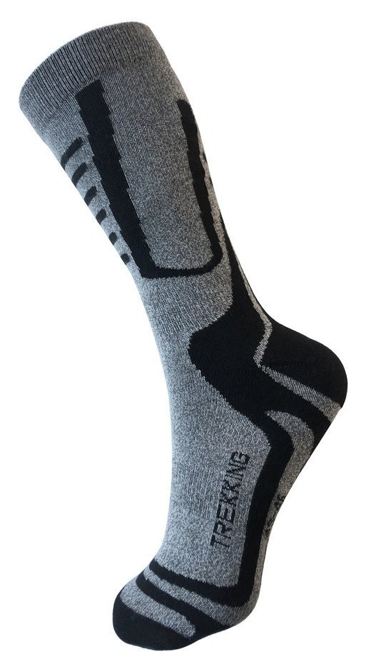 Носки для туризму Saxifraga HIKER 35-38 Grey/black (SOSK21U2U), укр, укр