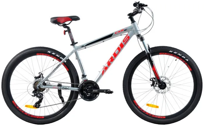 ВЕЛОСИПЕД ARDIS 27,5 MTB AL "CXR" С LOCK-OUT НА КЕРМЕ, Серый