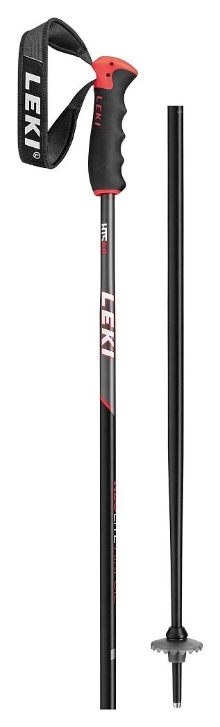 Палки для горных лыж Leki NEOLITE AIRFOIL 110см Black/fluorescent red/white (64948243-WRH)