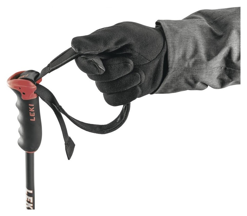 Палки для горных лыж Leki NEOLITE AIRFOIL 110см Black/fluorescent red/white (64948243-WRH)