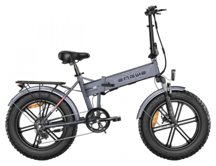 Электровелосипед фетбайк ENGWE EP-2 Pro (750 Вт; 12,8 А/час; 48 В), колеса 20х4", с ручкой газа, серый