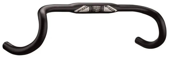 Руль FSA ADVENTURE AGX COMPACT 440мм, Ø31, 8мм, 125мм drop, 80мм reach, черный