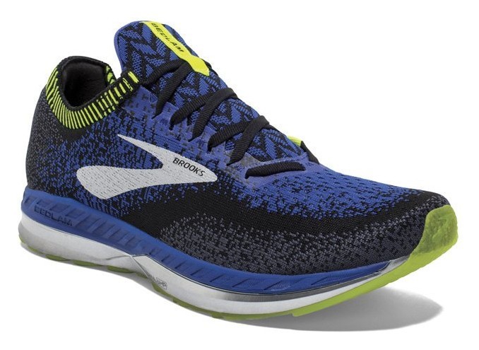 Кросівки чоловічі Brooks BEDLAM M 44 (10.0US) Black/blue/nightlife (1102831D069), укр, укр