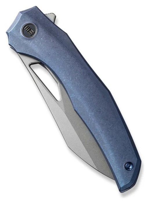Нож складной туристический WE Knife Ignio Mystery Box, (8.39 см) CPM 20CV / 6AL4V Titanium синий